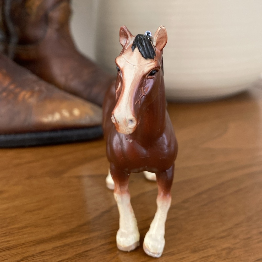 ERTL Vintage Clydesdale Stallion Horse and Pony Figurines - Collectible - Picture 11 of 15